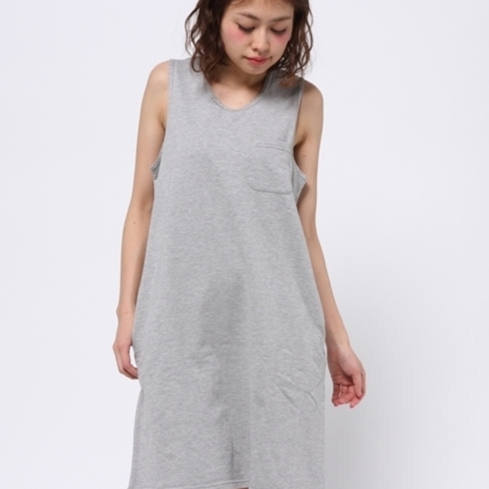 FWK Engineered Garments Tank Pocket Dress in Grey